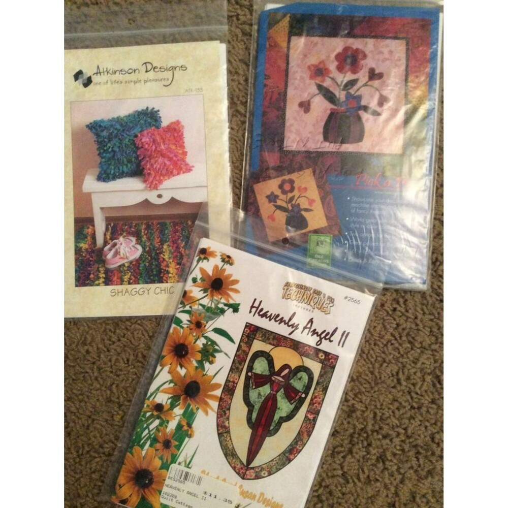 3 Fabric Crafting/Quilting Patterns B39